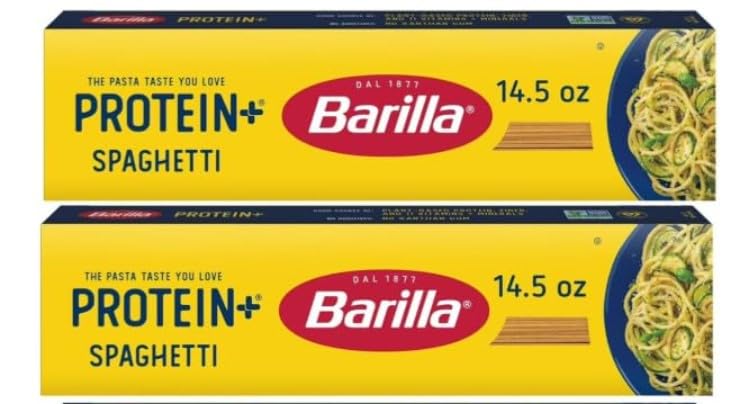 Protein+ (plus) Spaghetti Pasta (2 Boxes, 14.5 oz. EACH)