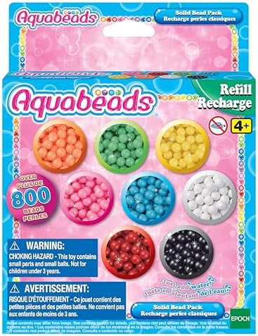 Aquabeads - Solid Bead Pack - Water Fuse Bead Refill Pack