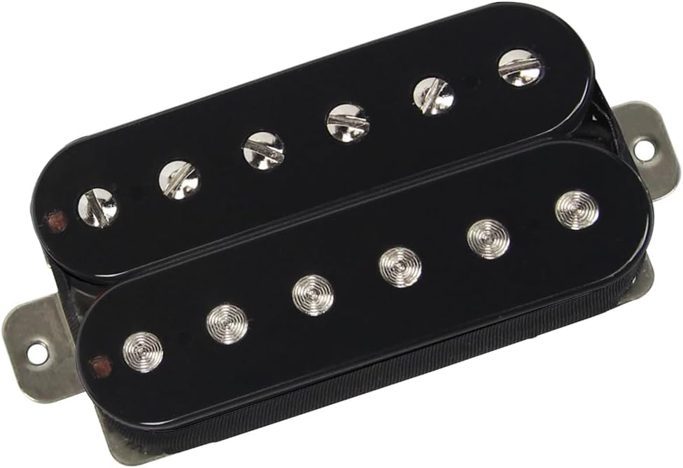 FLEOR Alnico 5 Guitar Pickup Double Coil Humbucker Pickups Neck and Bridge Set Black