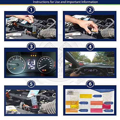 CS Engine Combustion REAL-TIME Leak Tester - Cylinder Head Gasket CO2 Head Tester - Test While Driving - Petrol Diesel Gas - Engine Under Load Head