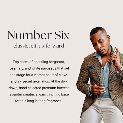 Caswell-Massey Number Six Gold Cap After Shave, Soothing Aftershave with Orange Blossom, Bergamot & Rosemary, 3 Fl Oz
