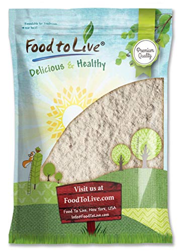 Food to Live Unbleached White Fine Pastry Flour, 2 Pounds – Stone Ground from Soft White Whole Wheat Berries, Finely Milled and Sifted, Unbromated