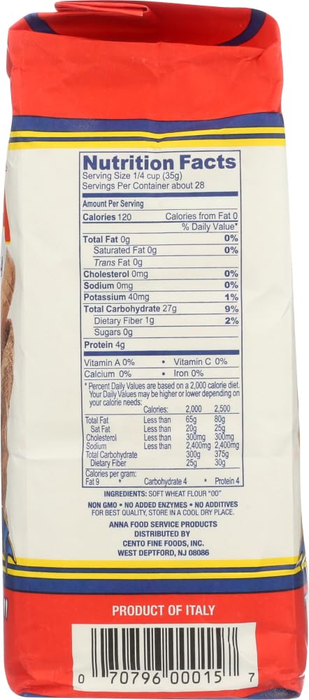 Anna - Napoletana Tipo "00" Extra Fine Flour, (3)- 2.2 lb Pkgs. by ANNA