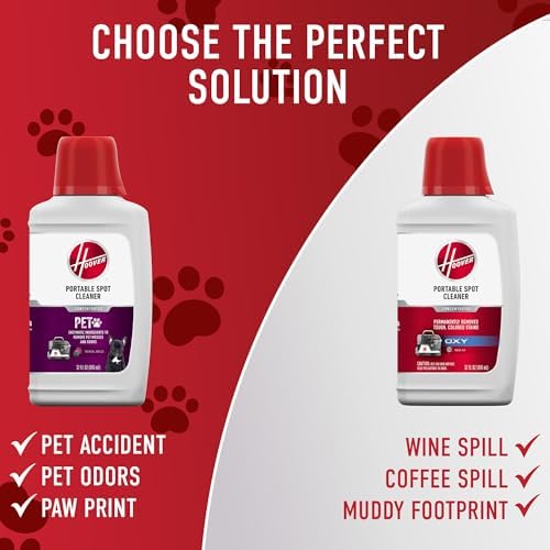 Hoover Spotless Portable Carpet + Upholstery Spot Cleaner Machine, Lightweight Shampooer Machine, Pet Stain Remover, Car and Auto Detailer