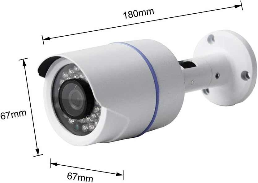 1 Pack Analog HD 1080p Wired Bullet Camera (White, Camera Only, Compatible with Night Owl DVRs)