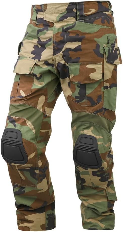 KRYDEX Tactical Men's G3 Combat Pants with Knee Pads