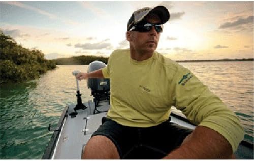 Minn Kota Riptide Transom-Mount Electric Trolling Motor with Telescoping Tiller, Digital Maximizer – 55 Lb. Thrust, 42 in. Shaft, Saltwater