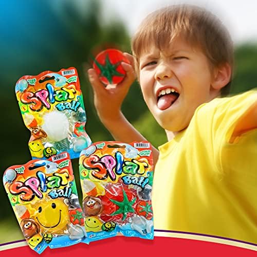 JA-RU Splat Ball Sticky Stress Ball (24 Units Assorted) 5303-24p