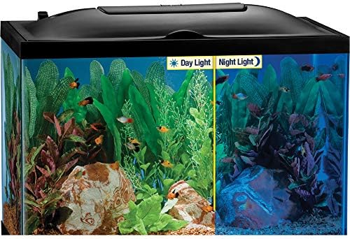 Marineland LED Light Hood For Aquariums, 24 Inches By 12 Inches, Natural Shimmering Light With Night Light Effect
