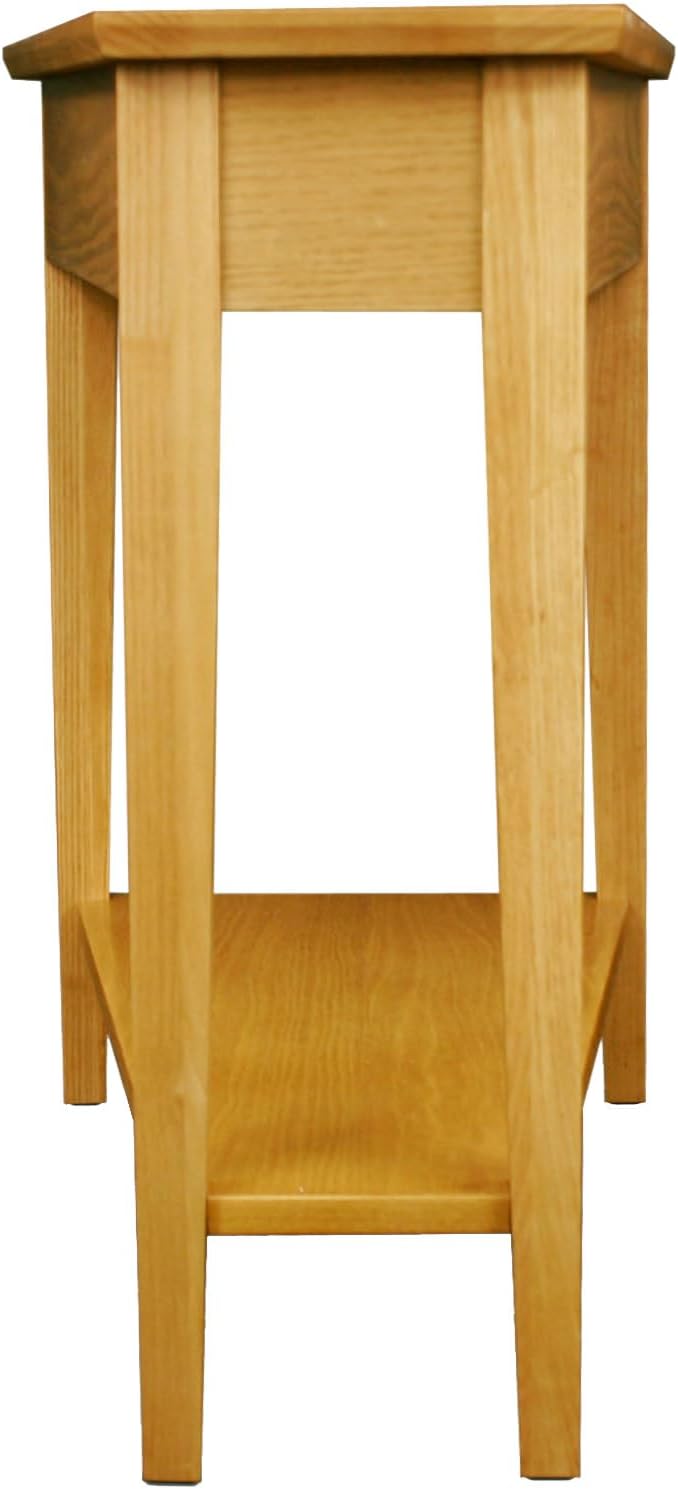Leick Home Delton Wedge End Table, 17", Sienna