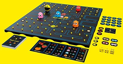 Buffalo Games - Pac-Man Game, 10 years + | Play as Pac-Man or Ghost, Built-In Retro Arcade Sounds, Electronic Pac-Man Pawn, 2 to 5 Players