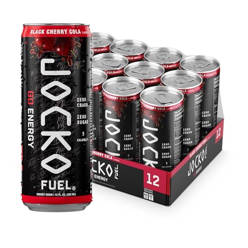 Jocko Fuel GO Energy Drinks, Sour Apple, 12 oz | 12 Pack
