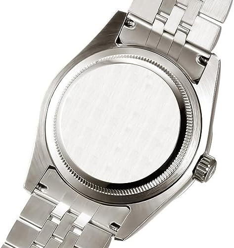 41MM Men's Gold Plated Stainless Steel Waterproof Quartz Watch Luxury Wristwatch with Date Week Display