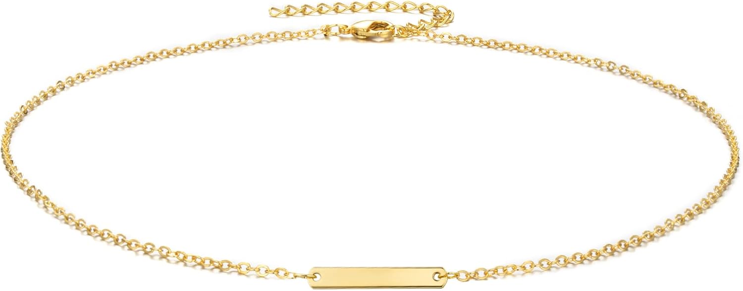 itianxi Dainty Cross Charm Pendant Necklaces,14K Gold Tiny Three Ball Necklace,Simple Fashion Jewelry for Women