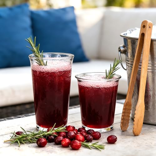 12 Pack Highball Glasses Set, 12 oz & 10 oz Stackable Thick Glass Cups | Drinking Glasses for Cocktails，Iced Coffee, Bubble Tea, Water