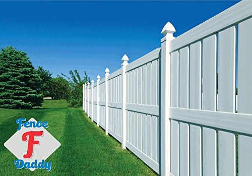 Vinyl Fence Post Repair Kit (Alternative to Replacement Vinyl Fence Panels, Posts, Pickets, Sections, Rails and Parts) White Fence Daddy Kit