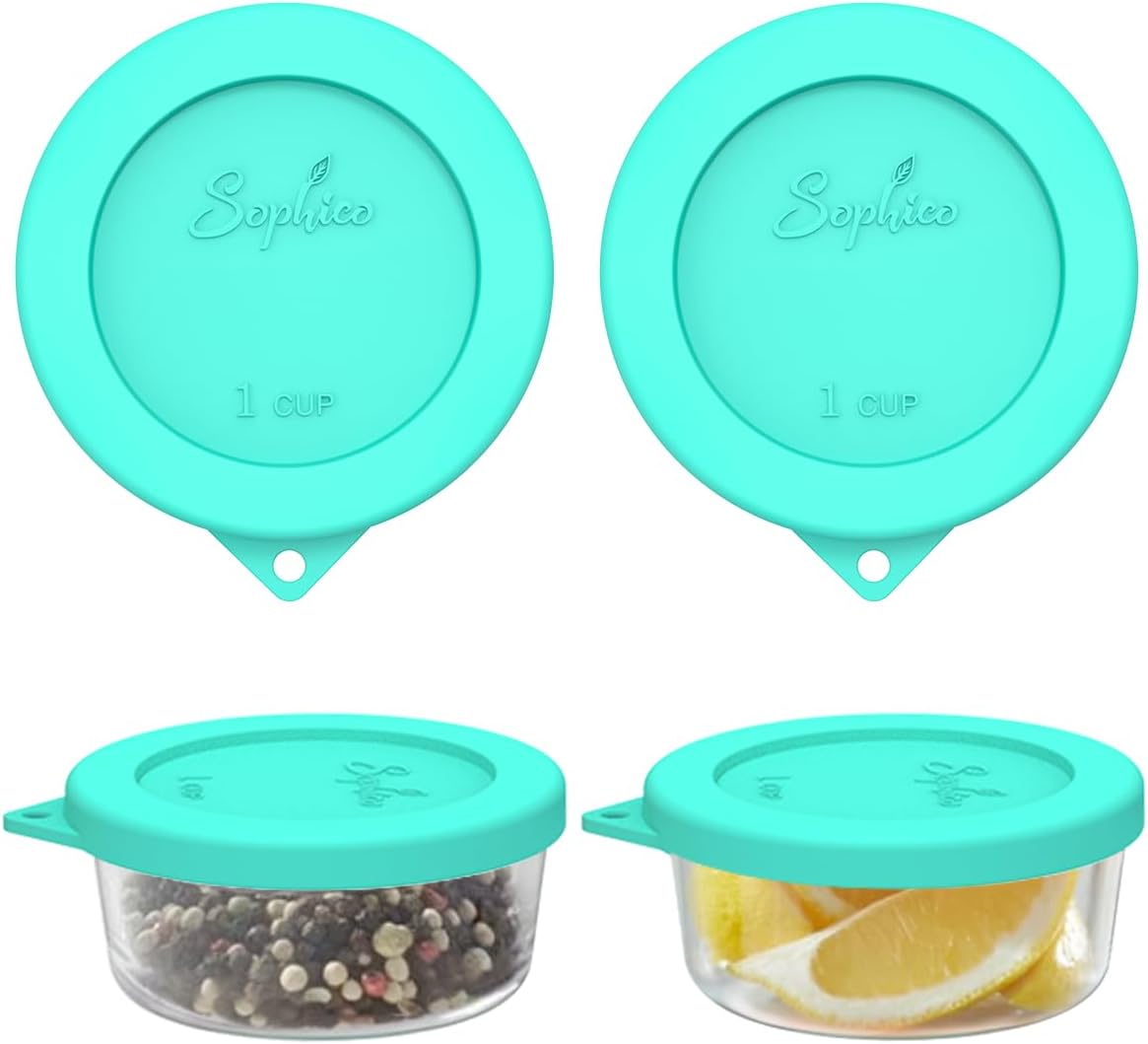 SOPHICO 1 Cup Round Silicone Replacement for Pyrex & Anchor Hocking 7202-PC