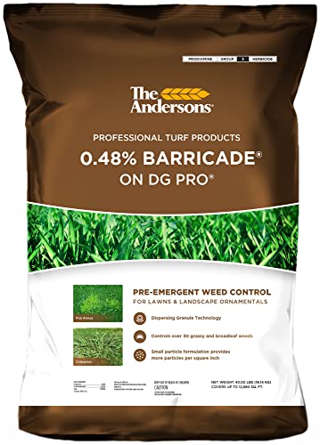 The Andersons Barricade Professional-Grade Granular Pre-Emergent Weed Control - Covers up to 5,800 sq ft (18 lb)