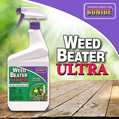 Bonide Weed Beater Ultra, 32 oz Ready-to-Use Spray | Fast-Acting Protection, Against Broadleaf Weeds, Visible Results in 24 Hours