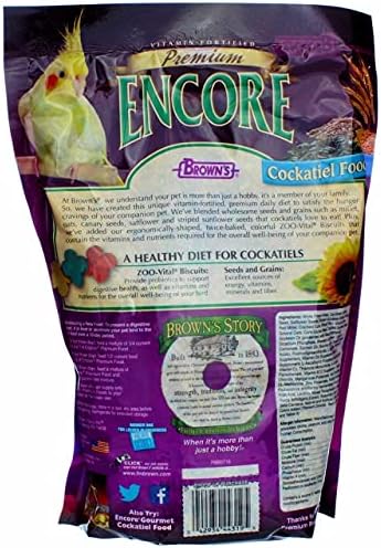 Encore Cockatiel Food [Set of 2] Size: 2 lbs