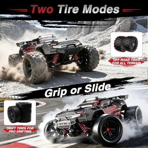 KGF 1:18 Scale All Terrain RC Cars for Adults, High Speed Remote Control Car | Fast RC Cars for Boys Age 8-1, 2.4GHz 4WD Off Road Monster Truck