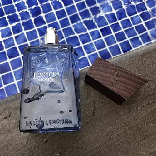 Lolita Lempicka Homme Eau De Toilette Spray for Men - Fresh Masculine Scent w/Woody Notes of Cedar, Rum, Vanilla