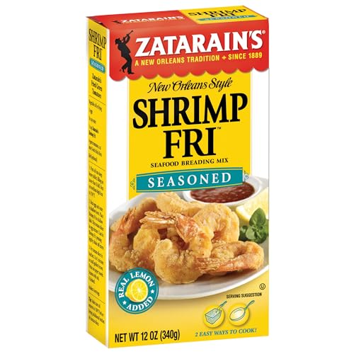 Zatarain's Seasoned Shrimp Fri Seafood Breading Mix, 12 oz