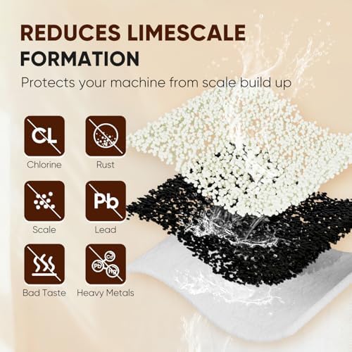 PUREPLUS Coffee Filter Compatible with Philips AquaClean CA6903, Saeco Espresso Machines – High-Grade Resin & Coconut Carbon – Up to 5