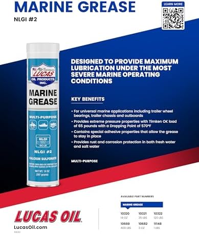 Lucas Oil 10682 Marine Grease 3 Ounce Combo Pack