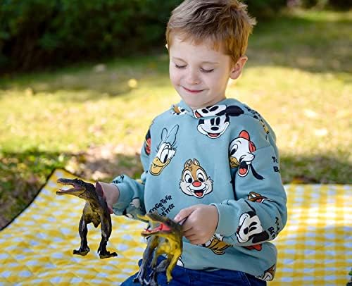 Gemini & Genius Dinosaur Toys for 3 4 5 6 7 Year Old Boys, Spinosaurus with Movable Jaw Dino Action Figure, Cool Birthday Cake Topper, Party Gift
