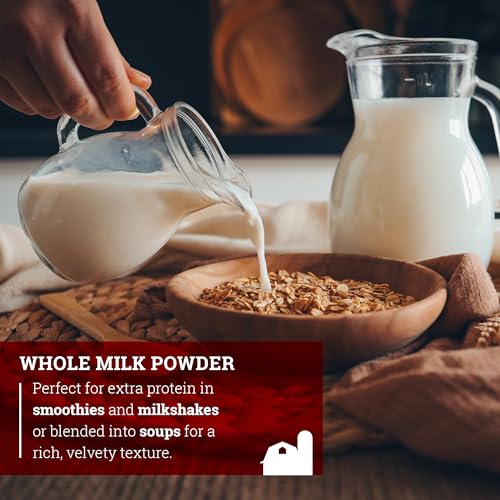 Whole Milk Powder by Hoosier Hill Farm, 1 Pound (Pack of 1)