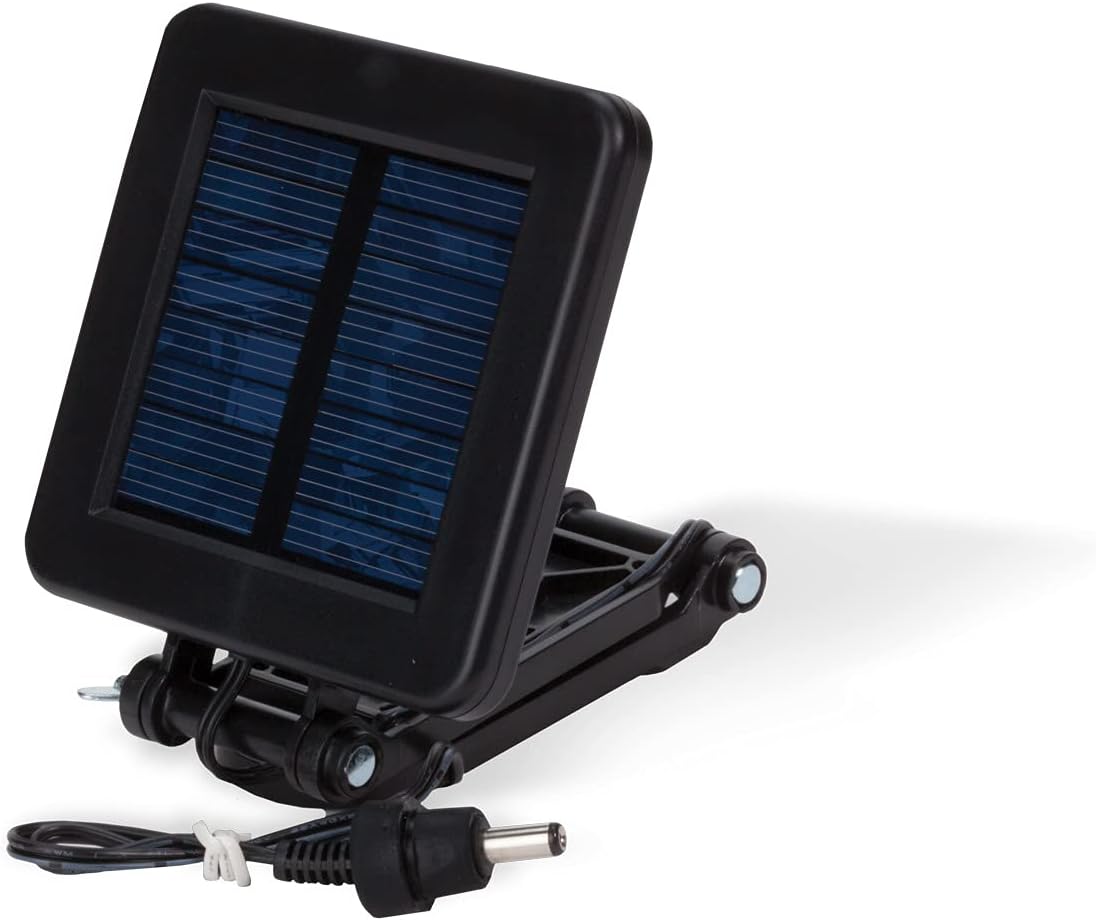 Moultrie 6-Volt Deluxe Solar Panel for Feeders | For Moultrie deer feeders, maintains battery charge, weatherproof, easy install