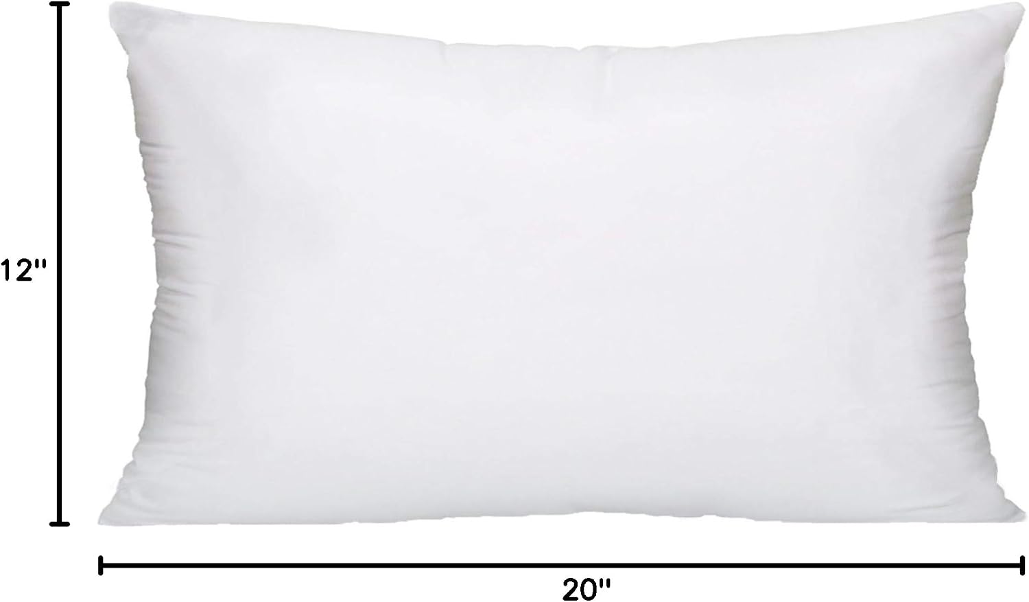 MoonRest® 26x26 Inch Synthetic Down Alternative Square Pillow Insert Form Stuffer for Sofa Shams, Decorative Throw Pillow