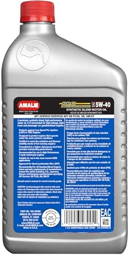 Pro High Performance Synthetic Blend 15W-50 Motor Oil (160-75636-56) 1 Quart Bottle, Pack of 12 | Made in USA