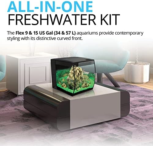 Fluval Flex 57 - 15 Gallon Nano Glass Aquarium Kit