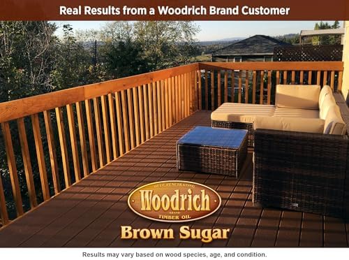 Timber Oil Deep Penetrating Stain for Wood Decks, Fences, Siding, and Log Cabins - 1 Gallon, Western Cedar (Covers 150 sq. ft.)