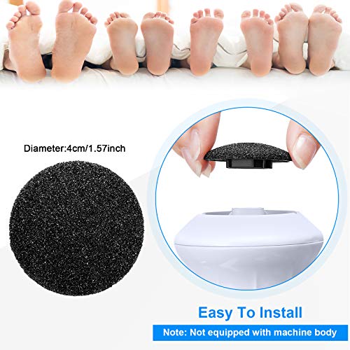 BBTO 20 Pcs Foot File Replacement Pads for Replacement Pads Portable Electric Vacuum Callus Remover Foot File for Exfoliation Cracked Heels Dead Skin