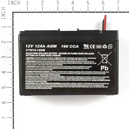 Briggs & Stratton 7600188YP Sealed Battery Kit