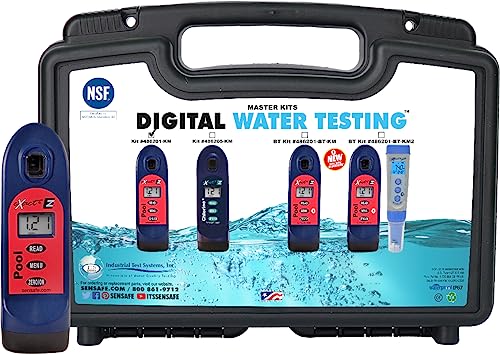 ITS 486201-KM Pool Exact EZ Photometer Master Pool Test Kit | 10 Parameters - F/C/T Chlorine, pH, Alkalinity, Calcium, Cyanuric, Copper, Salt