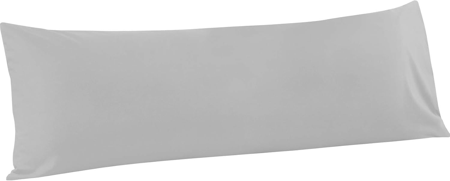 FLXXIE 2-Pack Microfiber Standard Pillow Cases, Envelope Style, White