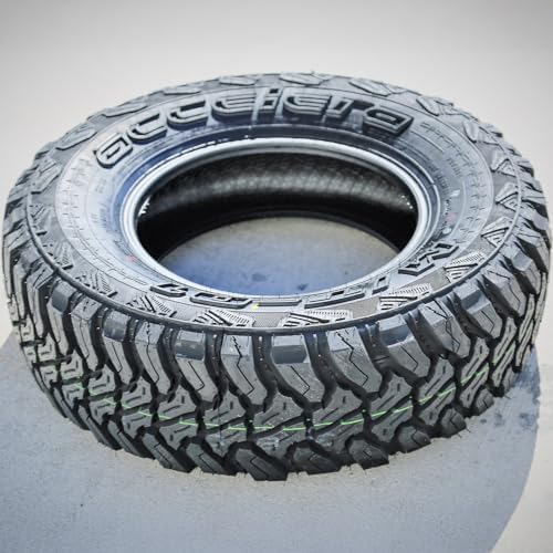Accelera M/T-01 Mud Off-Road Light Truck Radial Tire-LT235/75R15 235/75/15 235/75-15 104/101Q Load Range C LRC 6-Ply BSW Black Side Wall