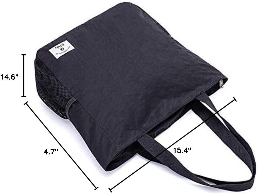 ETidy Large Capacity Foldable Tote Bag With Zipper