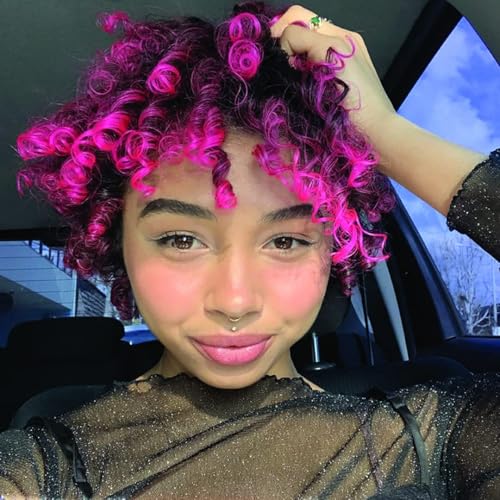 MANIC PANIC Hot Hot Pink Amplified Semi-Permanent Hair Dye - Medium Pink Color - Glows in Blacklight - Vegan, PPD & Ammonia Free