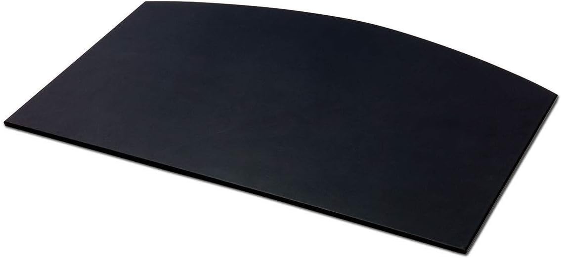 Dacasso Black Arched Desk Pad, 34.00 x 24.00 x 0.25 (P1022)