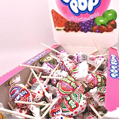 Charms Blow Pop Lollipops, Assorted Flavors, 100 Count, 4lb 1oz Box