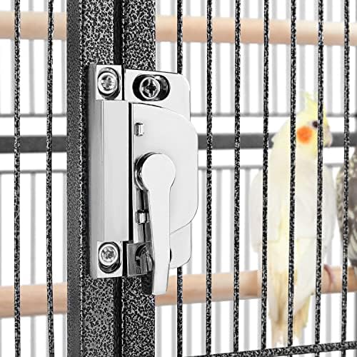 Yaheetech Wrought Iron Extra Large Bird Parakeet Cage with Detachable Stand for Cockatiel Sun Green Cheek Conure Lovebird Budgie Finch Canary Bird