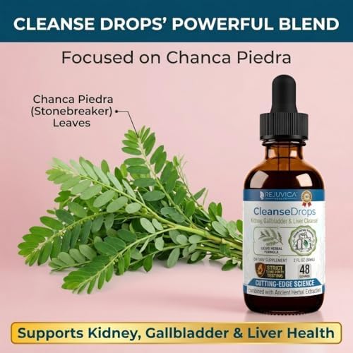 Cleanse Drops - Kidney and Gallbladder Supplement - Chanca Piedra Extracts.