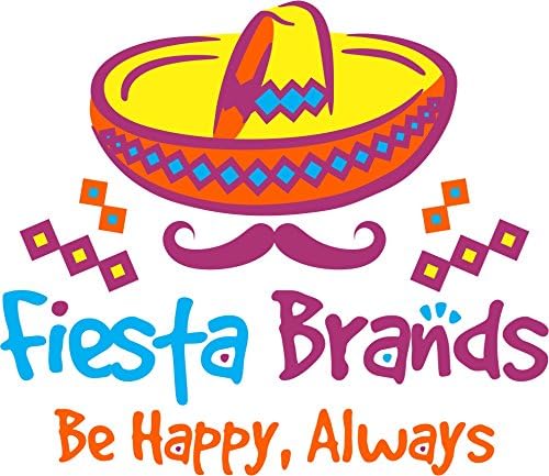 Fiesta Brands Mexican Blue Rimmed Drinking Glasses