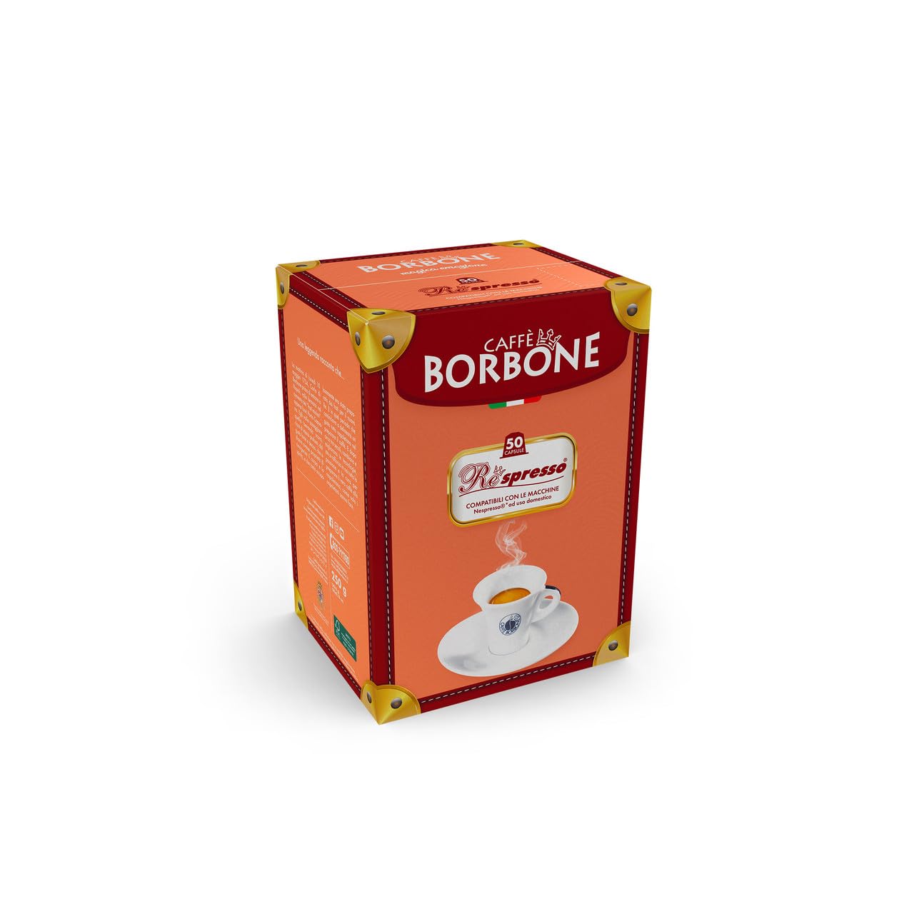 Caffè Borbone Miscela Nera Espresso Pods Compatible with Nespresso Original Machines, Dark Roast Black Blend, 100 Count Espresso Coffee Pods