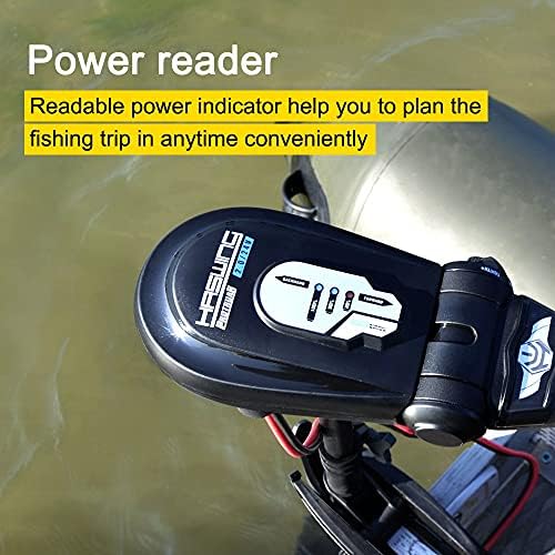 AQUOS Haswing 12V 65lbs 35.5in Brushless Transom Trolling Motor